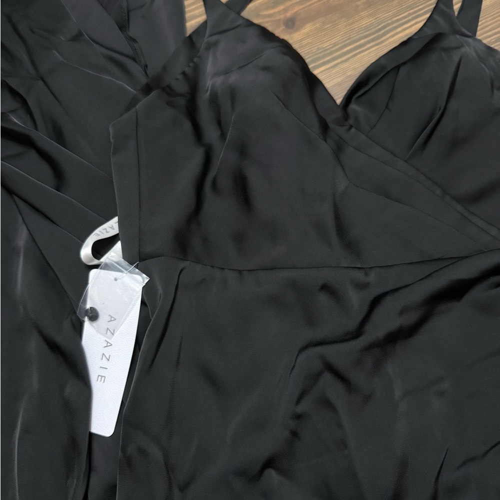 Azazie Black Dress